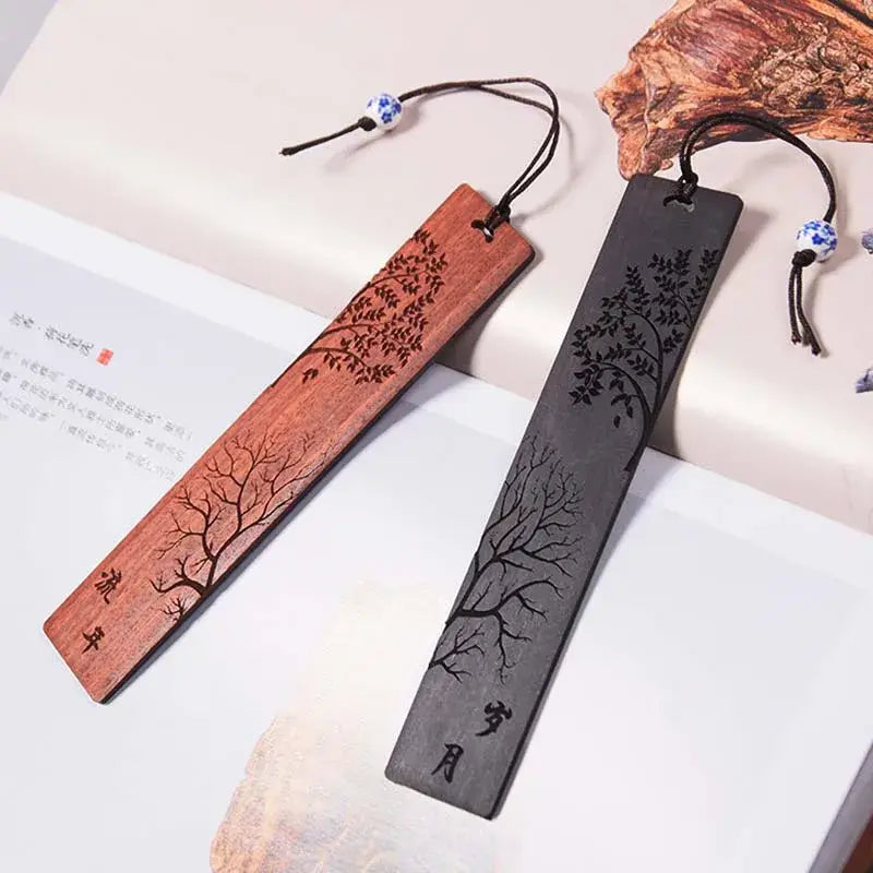 Chinese Style Wooden Bookmark